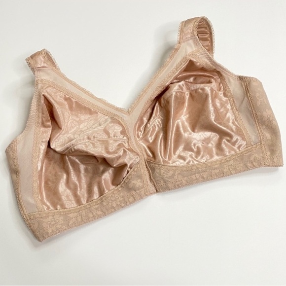 Playtex Pink Full-Coverage Bra with Supportive Padded Straps Size 44DDD - Picture 13 of 16